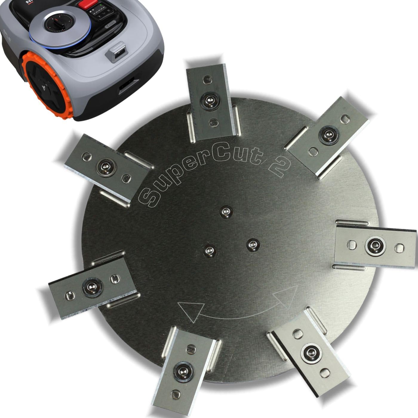 Messerscheibe Navimow i105E - i108E - Segway Edelstahl / Aluminium  Mähroboter
