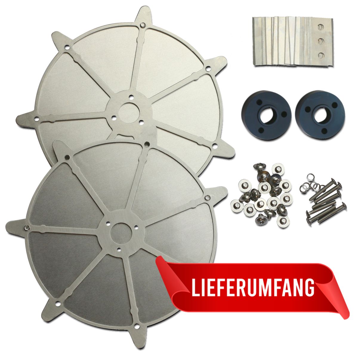 Messerscheibe Dreame Mova LiDAX Ultra AWD Edelstahl - Aluminium - 7 feststehende Klingen