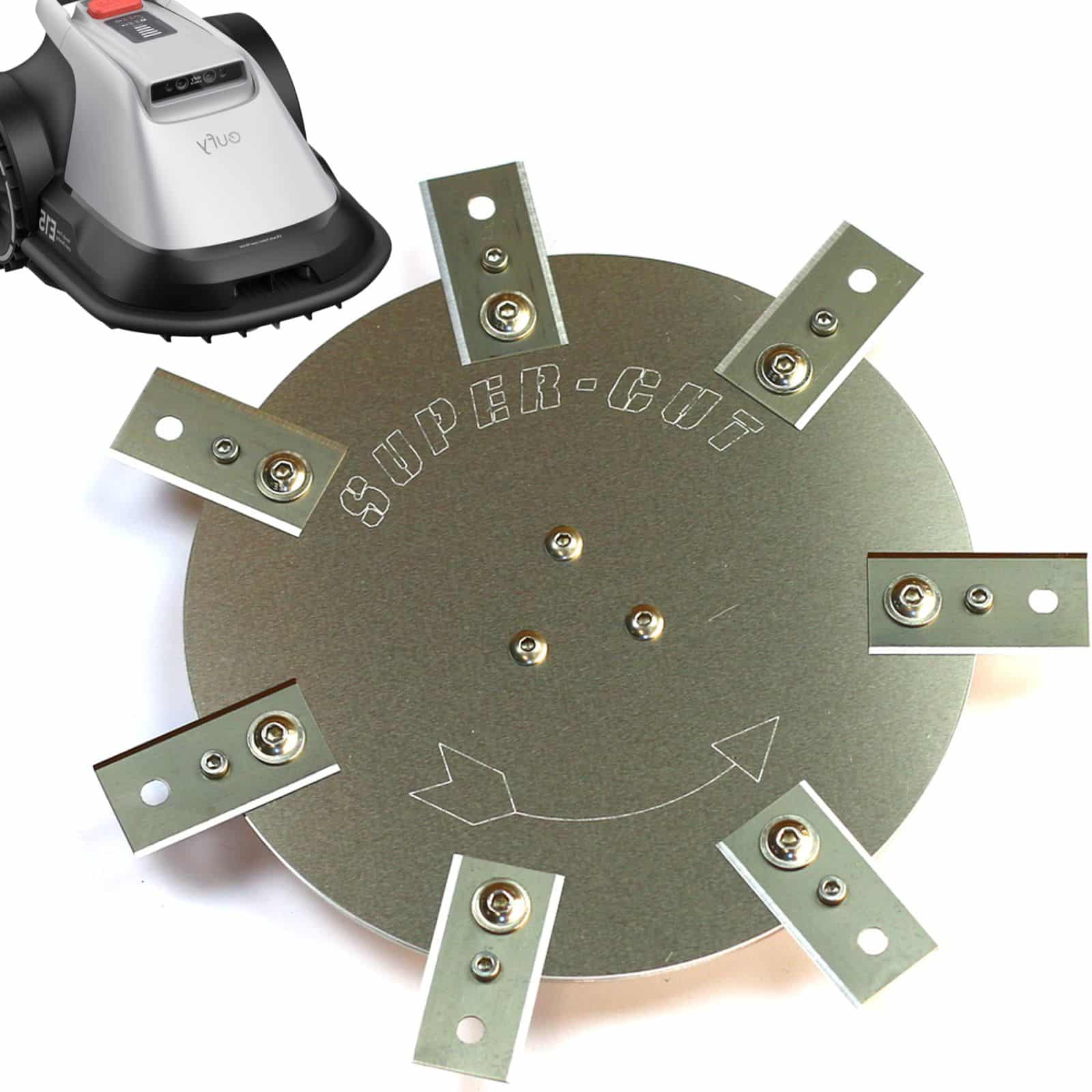 Messerscheibe Eufy E15/E18 Edelstahl / Aluminium - 7 feststehende Klingen