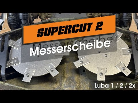 Messerscheiben für Mammotion Luba 1 / 2 / 2x und 3 Edelstahl / Aluminium SuperCut 2