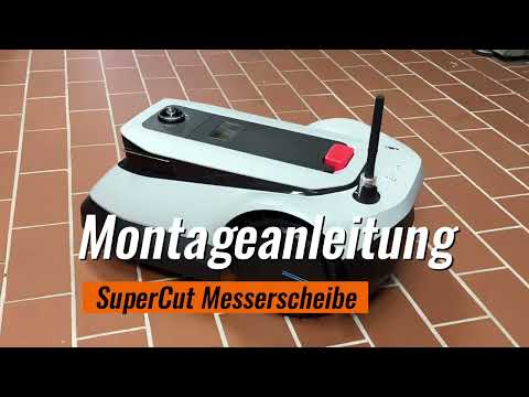 Messerscheibe für Ecovacs Goat G1 O500 Edelstahl / Aluminium für alle G1 und O-Serie
